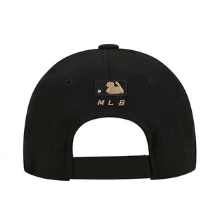 MLB儿童棒球帽 刺绣队标硬顶男女童鸭舌帽遮阳帽7ACP8503N-50GOS F24-7岁(51-53cm) 金色03/大标