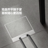 公牛(BULL)开关插座双五孔十孔地插座不锈钢纯平隐藏式地插超薄款GD7Z256S