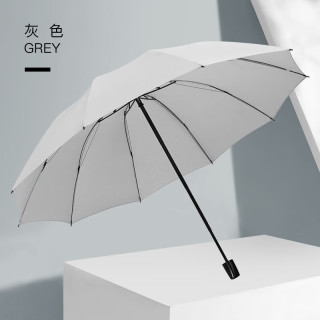红叶の秀红叶伞十骨雨伞男士加大号折叠伞晴雨两用商务伞抗风暴双人大伞