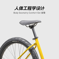 SPECIALIZED闪电 ROLL 2.0 斜梁铝合金碟刹通勤成人城市休闲自行车 硫磺色/沙丘白 M