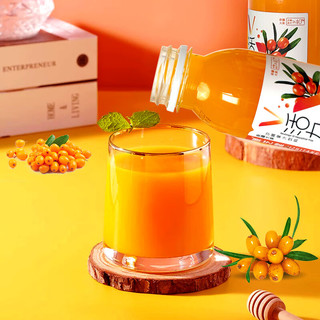 棘芝堂新疆大果沙棘果汁饮料200ml*10盒（礼盒装）酸甜爽口果味浓郁 沙棘汁 200ml*10瓶（礼盒装）