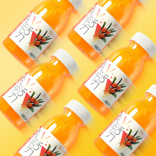 棘芝堂新疆大果沙棘果汁饮料200ml*10盒（礼盒装）酸甜爽口果味浓郁 沙棘汁 200ml*10瓶（礼盒装）