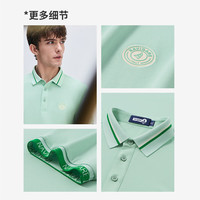 Navigare意大利小帆船男士POLO衫25夏季棉感短袖体恤衫吸湿速干上衣男 豆蔻绿 3XL