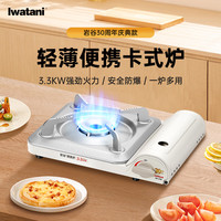 岩谷卡式炉2025年便携式户外炉具防爆烧烤露营家用火锅套装卡磁炉锅 便携四罐气套箱