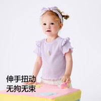 巴拉巴拉宝宝短袖t恤婴儿女童上衣2025夏装甜美精致洋气舒适209225117003