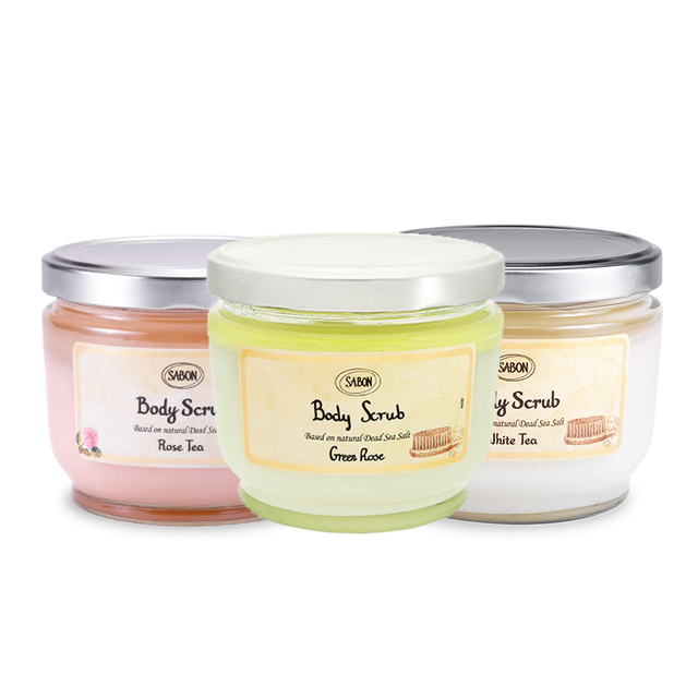 SABON 身体磨砂膏600g去鸡皮去角质秋冬季女全身嫩白浴盐