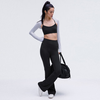 lululemon丨Groove Nulu™ 女士超高腰喇叭裤 芯吸 LW5FIXA 黑色 2XL XXL