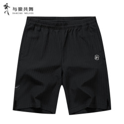 DANCING WOLVES 与狼共舞 618大促特价 男宽松透气潮流休闲短裤 （全尺码）