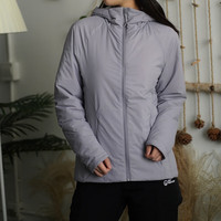 灰壳 女款运动棉服户外防风外套