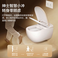 恩仕（AXENT）Novia诺亚 壁挂智能坐便器烘干加热自动冲水感应翻盖杀菌智能马桶 轻智能/陨石灰/智芯高水箱套餐