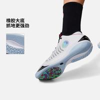 李宁 LI-NING篮球鞋韦德冷血2低帮男鞋稳定支撑轻量高回弹耐久反光运动鞋