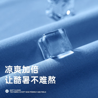 马克华菲【夏季清凉款】儿童纯棉短袖T恤男女童肌理珠运动速干裤户外夏装 MX山顶马克K灰色(单件裤子) 170