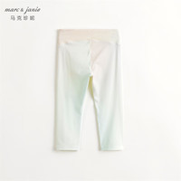 MARC&JANIE马克珍妮女童弹力运动打底瑜伽裤儿童裤子春秋240291 日出渐变 90 cm（身高84-93cm）