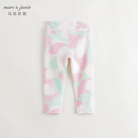 MARC&JANIE马克珍妮女童弹力运动打底瑜伽裤儿童裤子春秋550518 花瓣满印【550518】 100 cm（身高94-103cm）