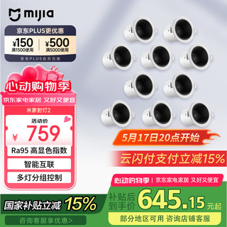 米家 MIJIA小米米家 MIJIA射灯2 蓝牙Mesh版*10支装