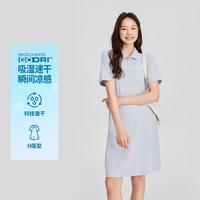 【针织polo连衣裙】25年夏季运动裙女中长款连衣裙