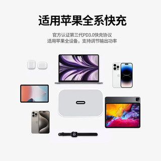  今胜 快充 充电器套装+双C织线  单Type-C口 线充套装 30W