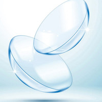 西米可散光隐形眼镜带散光近视高度数远视透明男女美瞳隐形眼镜半年抛 透明片【1050度-2000度】14.3