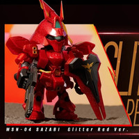 万代QMSV Gundam夏亚沙扎比高达自由与正义高达电影系列盲盒模型