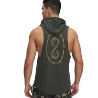 安德玛 UNDER ARMOUR（UNDERAROUR）Rock强森男子蛇纹运动休闲背心1389987 310