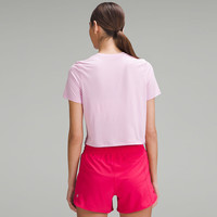 lululemon丨Ultralight 女士运动轻盈版及腰T恤速干芯吸 LW3HKVS 维生素粉 XXS /2