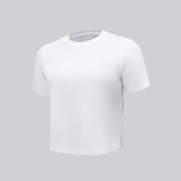 lululemon丨Ultralight 女士运动轻盈版及腰T恤速干芯吸 LW3HKVS 白色 XL /12