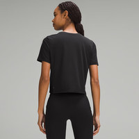 lululemon丨Ultralight 女士运动轻盈版及腰T恤速干芯吸 LW3HKVS 黑色 XS /4