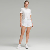 lululemon丨Ultralight 女士运动轻盈版及腰T恤速干芯吸 LW3HKVS 浅蒸汽灰 3XS /0
