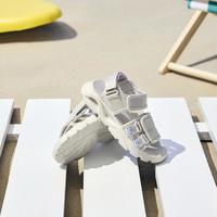ANTA/安踏 抗臭 女童凉鞋 泥沙灰/浅雾紫 30