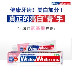 LION 狮王 大白小苏打牙膏 葡萄柚120g+益生菌青柠120g （共2支装）