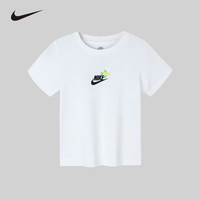 NIKE 耐克童装男童短袖T恤夏季新款透气排汗儿童印花休闲短T上衣