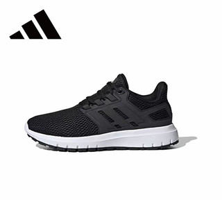  adidas/阿迪达斯 网面透气 女士跑步鞋  黑/白 36.5