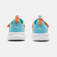 PUMA/彪马 轻便透气 儿童运动鞋 灰色-橘色-彪马白-蓝绿色 31