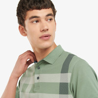 Barbour Blaine男士春夏英伦风休闲舒适穿棉短袖POLO衫 XL 白色