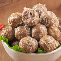 利园 潮汕手打牛肉丸1斤+牛筋丸1斤 1kg（任选2件）