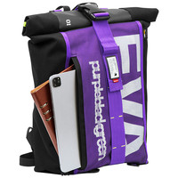 EVA新世纪福音联名双肩包男多功能休闲旅行背包大容量折叠防水包 -海军蓝