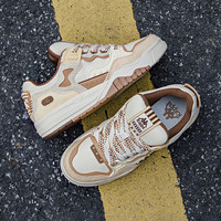 KAPPA卡帕女鞋厚底运动鞋女透气休闲鞋走软底跑鞋增高百搭老爹鞋子女 cc16安哥拉白/浅黄褐色/雄鹿棕 43