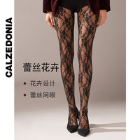 CALZEDONIA卡泽意袜25春夏女时尚薄款花朵蕾丝连裤袜丝袜MODC2068