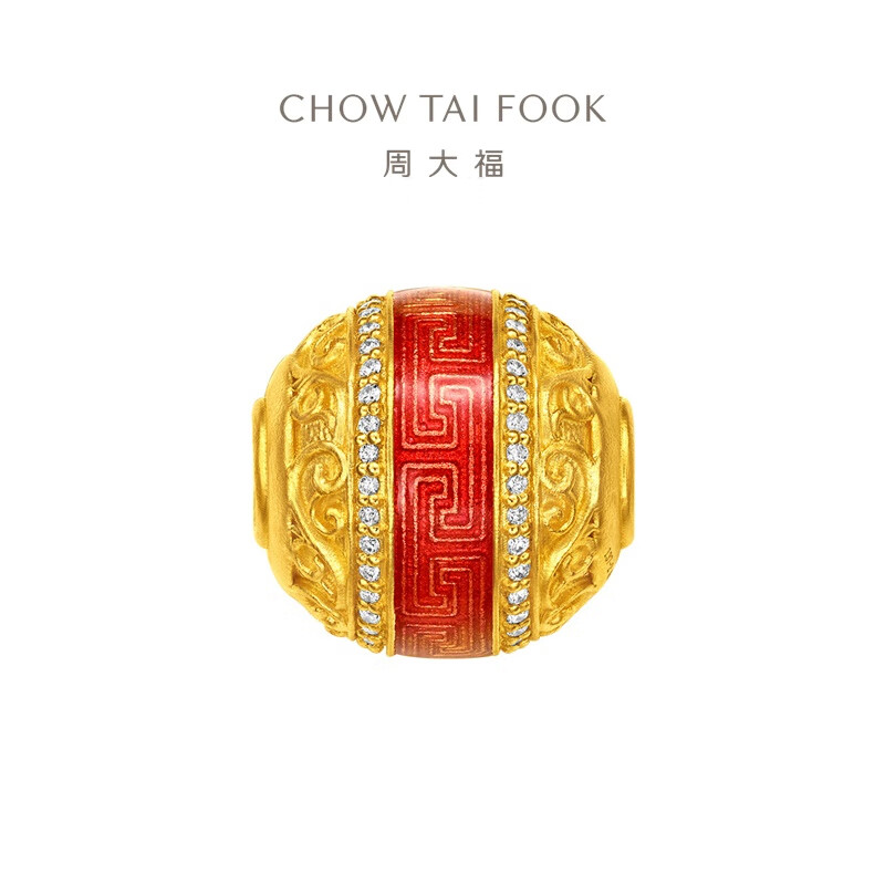 CHOW TAI FOOK 周大福E122452 22K金皇冠戒指【报价价格评测怎么样