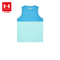 安德玛（Under Armour）男大童篮球套装夏季儿童透气篮球套装运动套装252113421 浅蓝 130