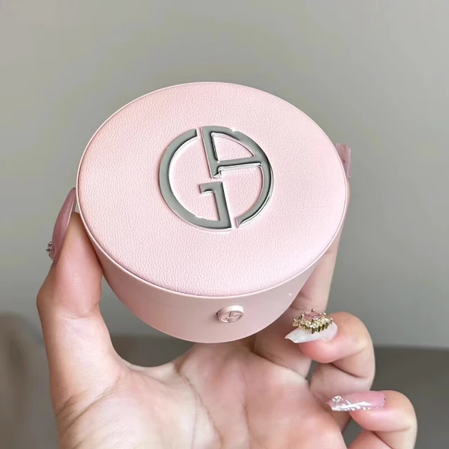 阿玛尼（ARMANI COLLEZIONI）气垫粉底提亮混油遮瑕 裸粉小羊皮气垫02#白皙肤色