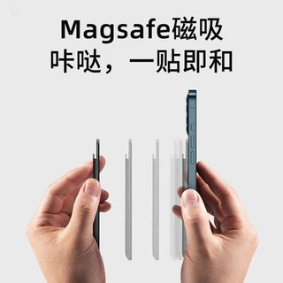  spigen 磁吸 MagSafe皮革卡包  经典黑