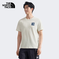 北面The North Face北面短袖T恤款户外舒适透气8EY8米白色/QLI L 米白色 /QLI