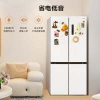华凌 539十字四门家用大容量双系统双循环全舱PT净味一级能效风冷家用白色冰箱HR-539WSPZ