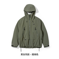 伯希和山壳硬壳冲锋衣男女同款2025秋冬户外防风外套防水 烟绿色（男女同款） XL（180-210斤）