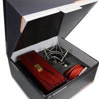 MRWHOMU87PRO烟头手工大振震膜电容式麦克风直播录音高端话筒 MRWHOU87PRO单麦克风