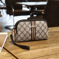 络伊得 LUOYIDE 新款手拿包女士长款钱包手提小包妈妈生日礼物手拎包手机包女七夕 黑色+手提绳