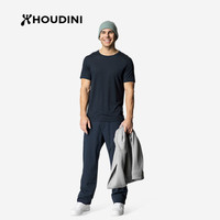 HOUDINI胡丁尼 Tree Tee 树户外男夏季快干莱塞尔天丝短袖T恤 Greeness（橄榄绿） L 身高180-185CM体重80-85KG