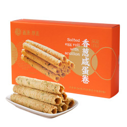 鑫源 香葱咸蛋卷 480g 罐装礼品装