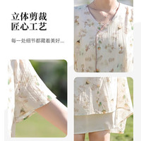 雅鹿妈妈夏装连衣裙2025新款中老年人女装洋气裙子气质高贵母亲节礼物 【建议105-120斤】
